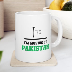 Pakistani Chai Mug, Funny Mug, Tea Mug, Pakistan Gift Mug, Chai Biscuit Samosa Paratha, Chai Mug, Moving to Pakistan Mug