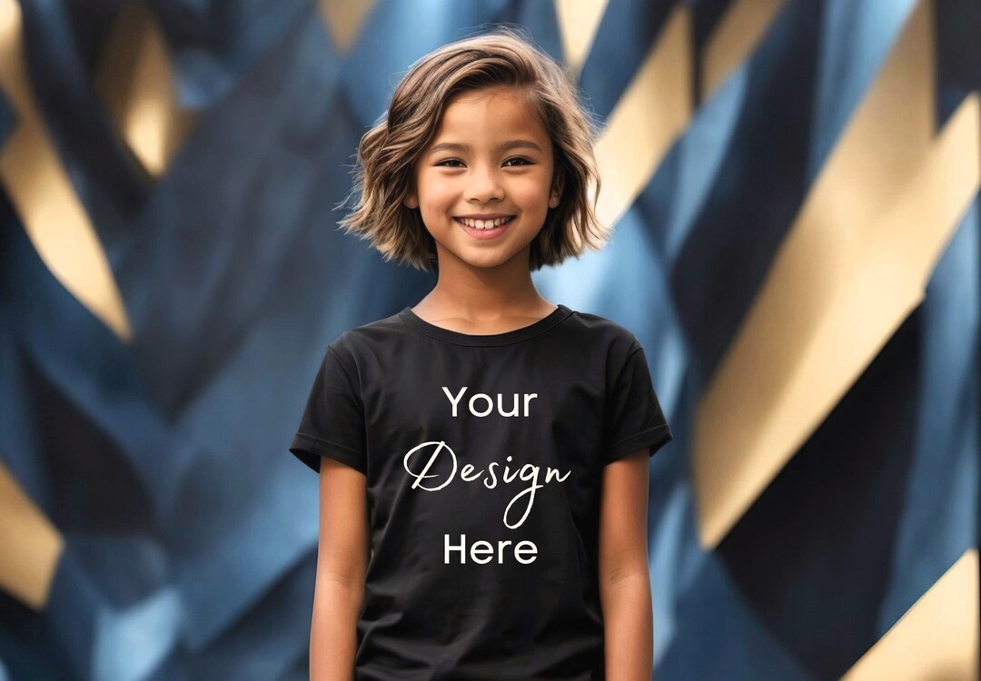 5000B Gildan Youth – Playera De Algodón, Jaspeado Oscuro M