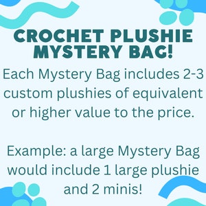 Crochet Plushie Mystery Bag | amigurumi mystery box | blind bag | surprise stuffed animal gift