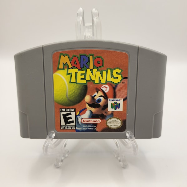 Nintendo 64 Mario Tennis Authentic Video Game