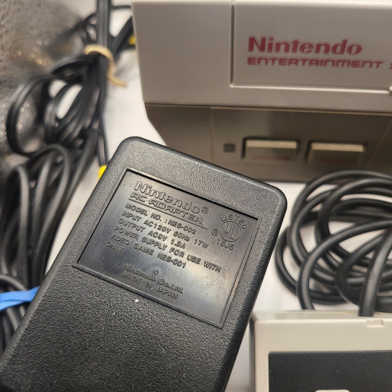 Nintendo Nes Console Super Mario Bros 123 Authentic - Etsy