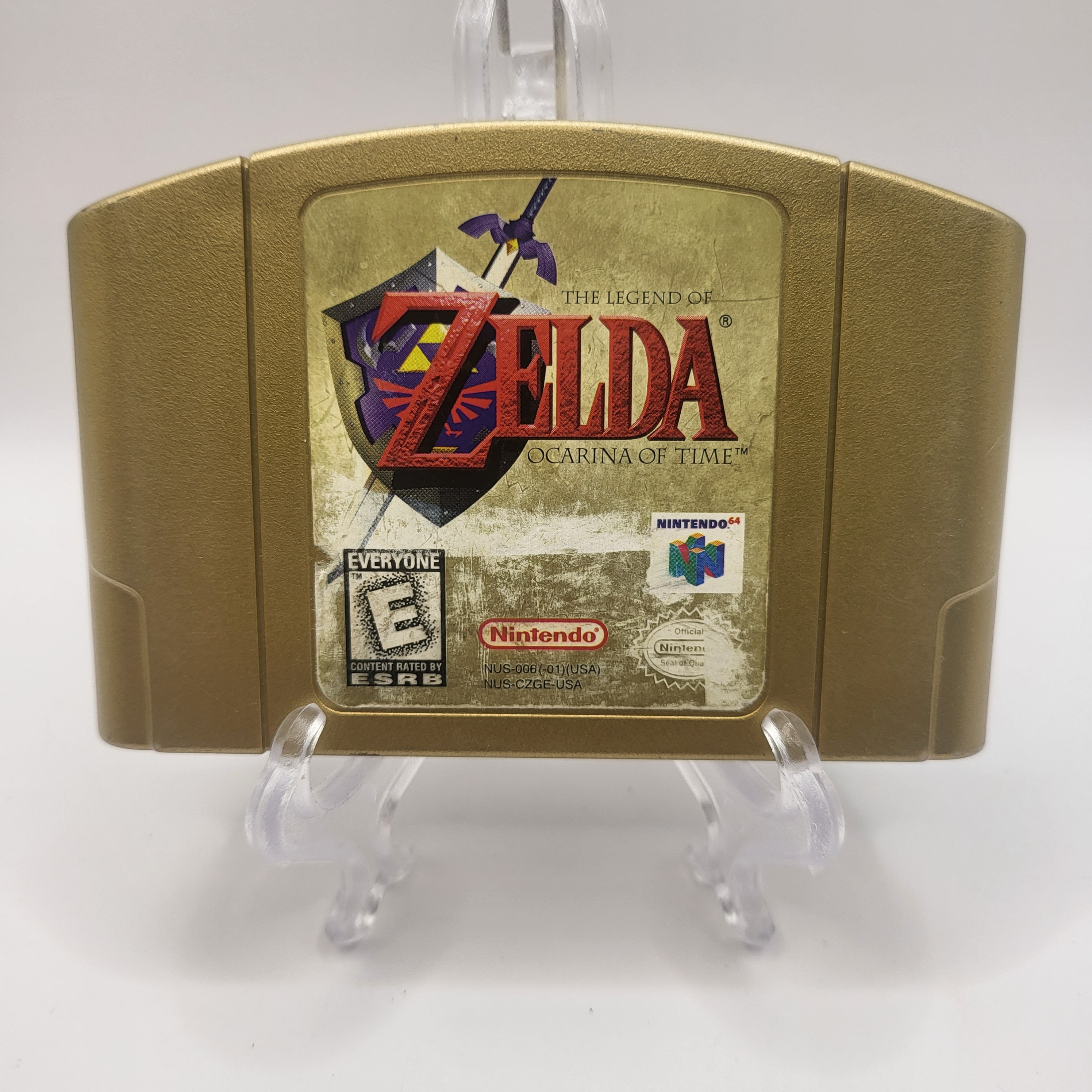 Legend of Zelda Ocarina of Time Gold Collector's Edition - Nintendo N64 Game