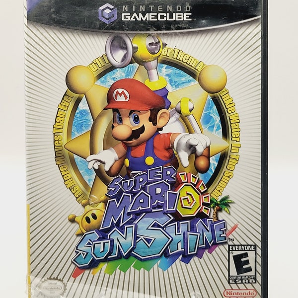 Nintendo GameCube Super Mario Sunshine Authentic