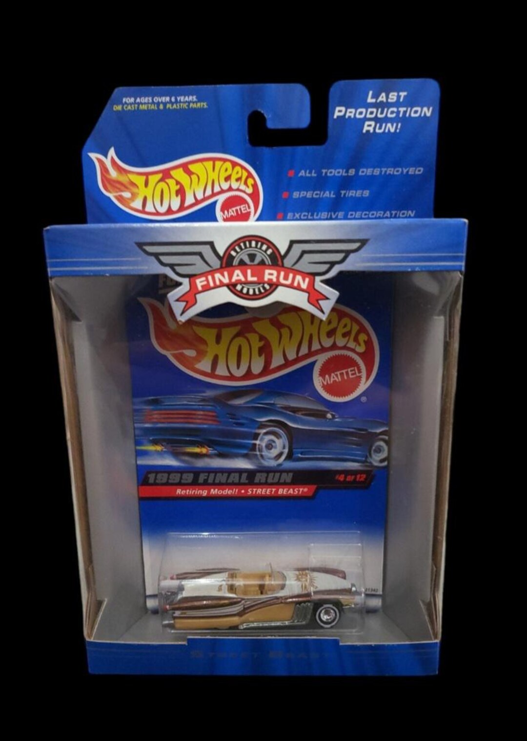 1999 Hot Wheels Final Run Retiring Model Street Beast #4 of 12 - Etsy