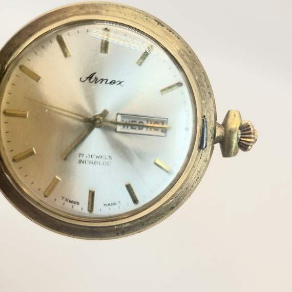 Vintage Arnex Wind Up Pocket Watch Gem