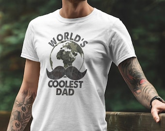 La camiseta de papá más genial del mundo, la camiseta del día del padre, la camiseta de regalo de papá más genial