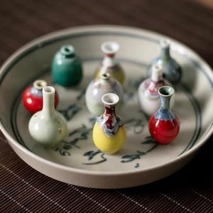 Handmade miniature vase, ceramic vase miniature, dollhouse miniature vase, miniature furniture, one flower vase, mini vase, miniature art