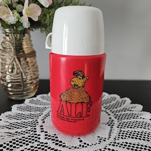 ALF ランチボックス サーモス レッド ヴィンテージアルフ1987 Alf Lunch Box - Etsy UK
