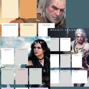 Weekly Planner Witcher