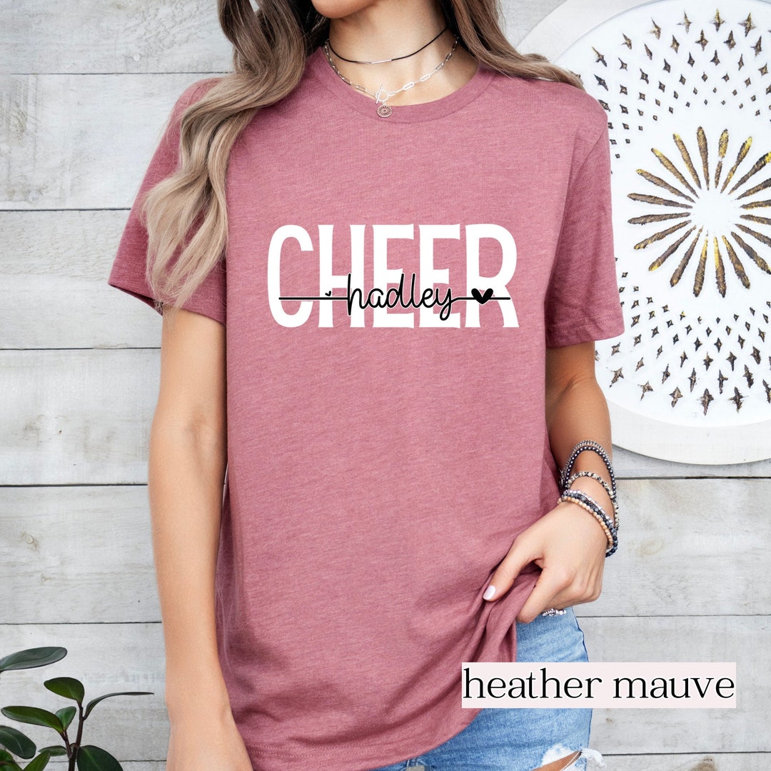 Personalized Cheer Group Shirt, Custom Cheer Competition Shirt ...