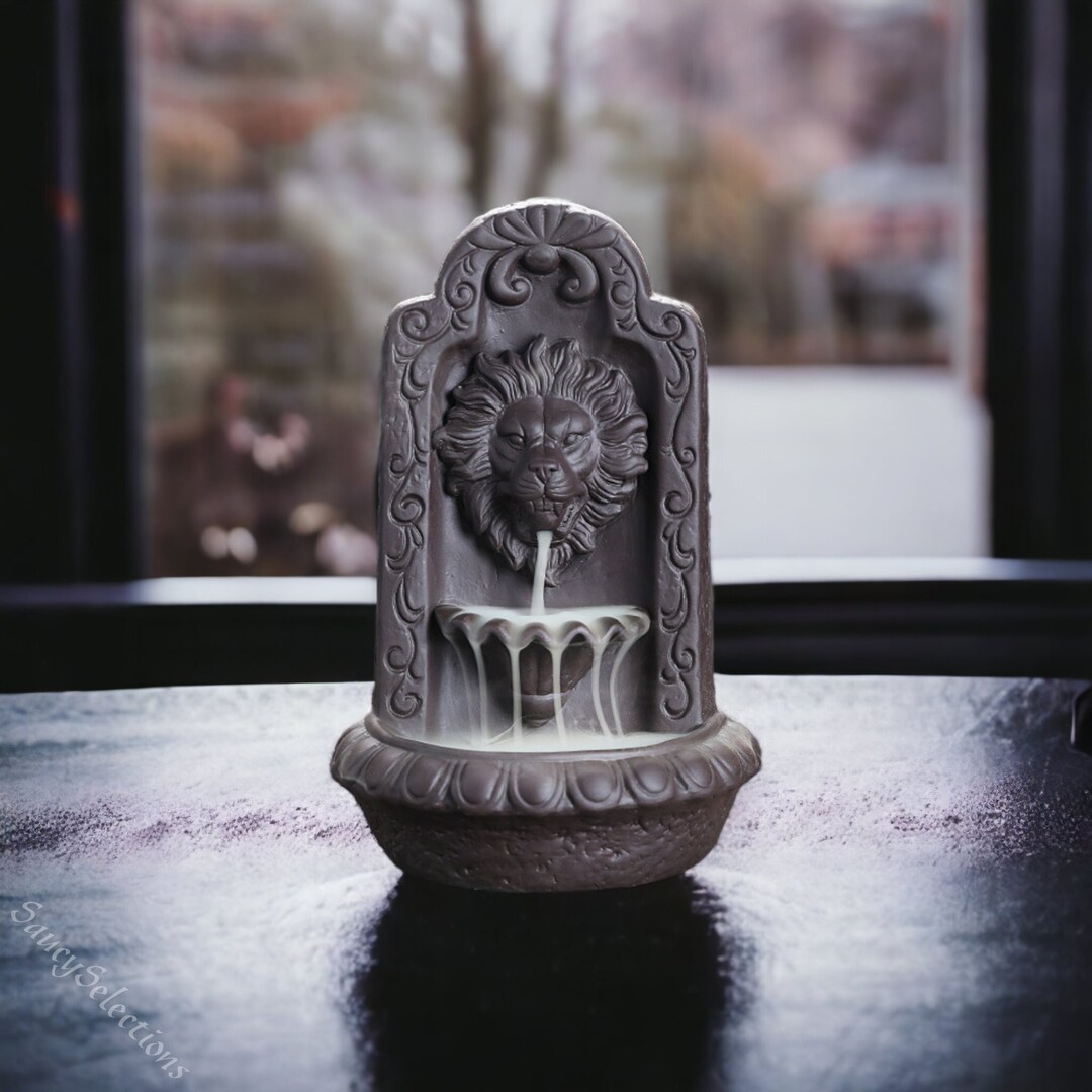 Lion Backflow Incense Burner, Lion Statue Incense Stick Holder, Lion