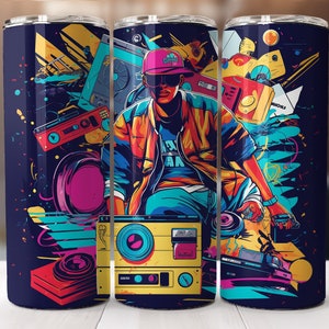 Retro Soul Vibes 20oz Sublimation Tumbler Designs, 9.2 x 8.3&quot; Tumbler Png, Digital Download