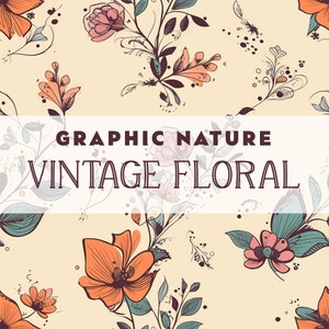 Vintage bloemenpatroon