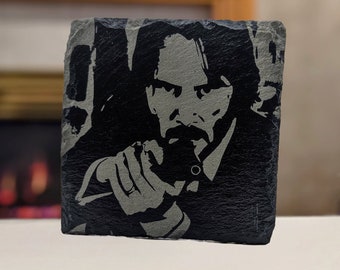 John Wick Inspired Slate Drink Coaster Style 3