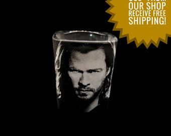 Thor Inspired Engraved Whiskey or Shot Glass
