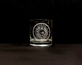 John Wick / Excommunicado Inspired Engraved Whiskey Glass