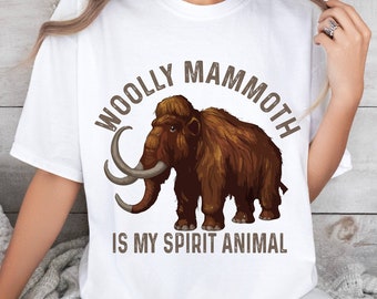 Mammoth Spirit Animal T-Shirt, Animal Lover Gift