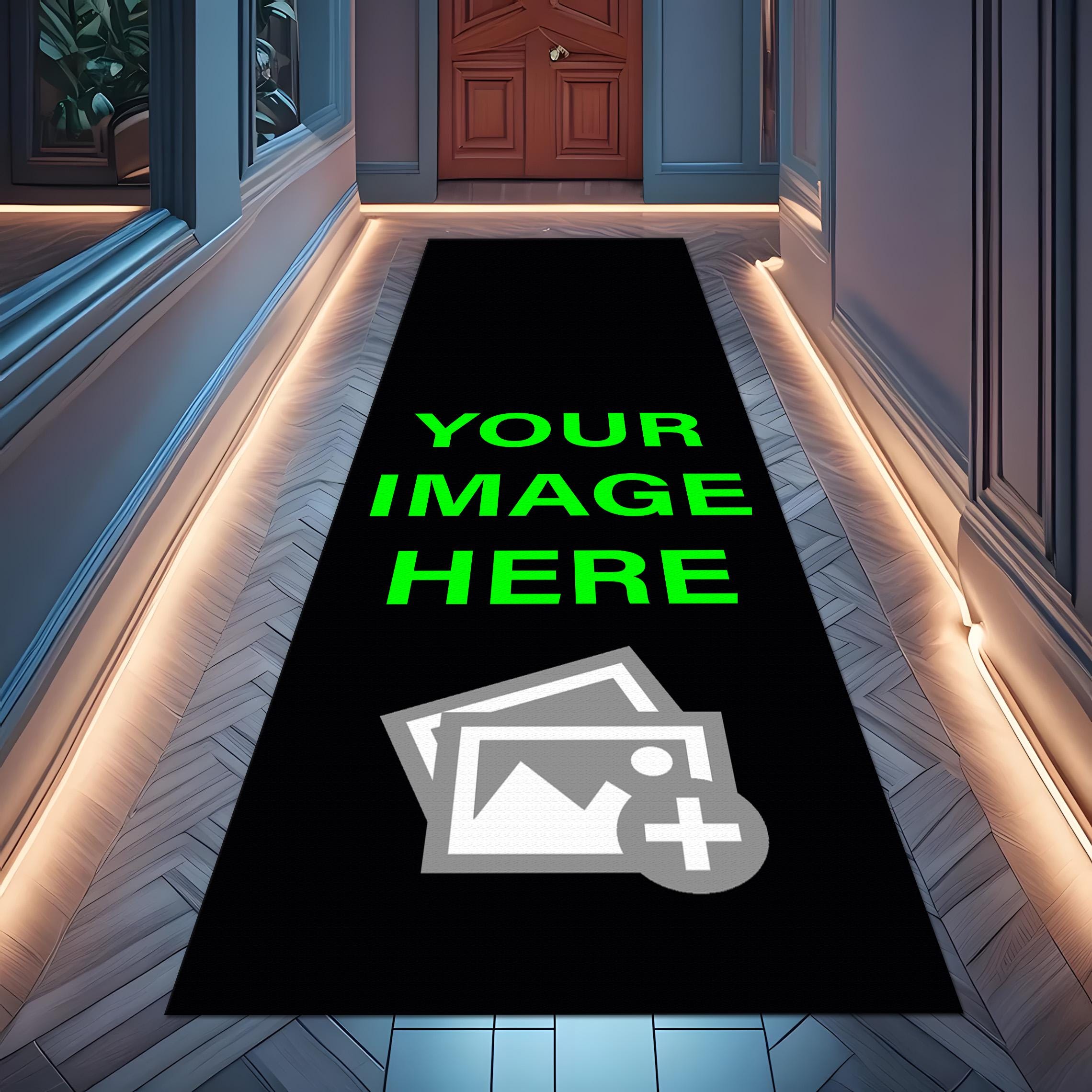 Custom Runner Rug, Personalized Carpet, Customize Logo Mat, Custom ...