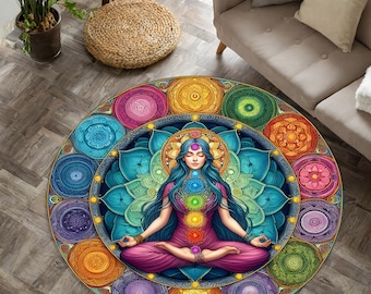 Tapis 7 chakras, tapis de méditation, tapis chakras, tapis 7 chakras, tapis de méditation, tapis de yoga, tapis de yoga, tapis de yoga, tapis chakras