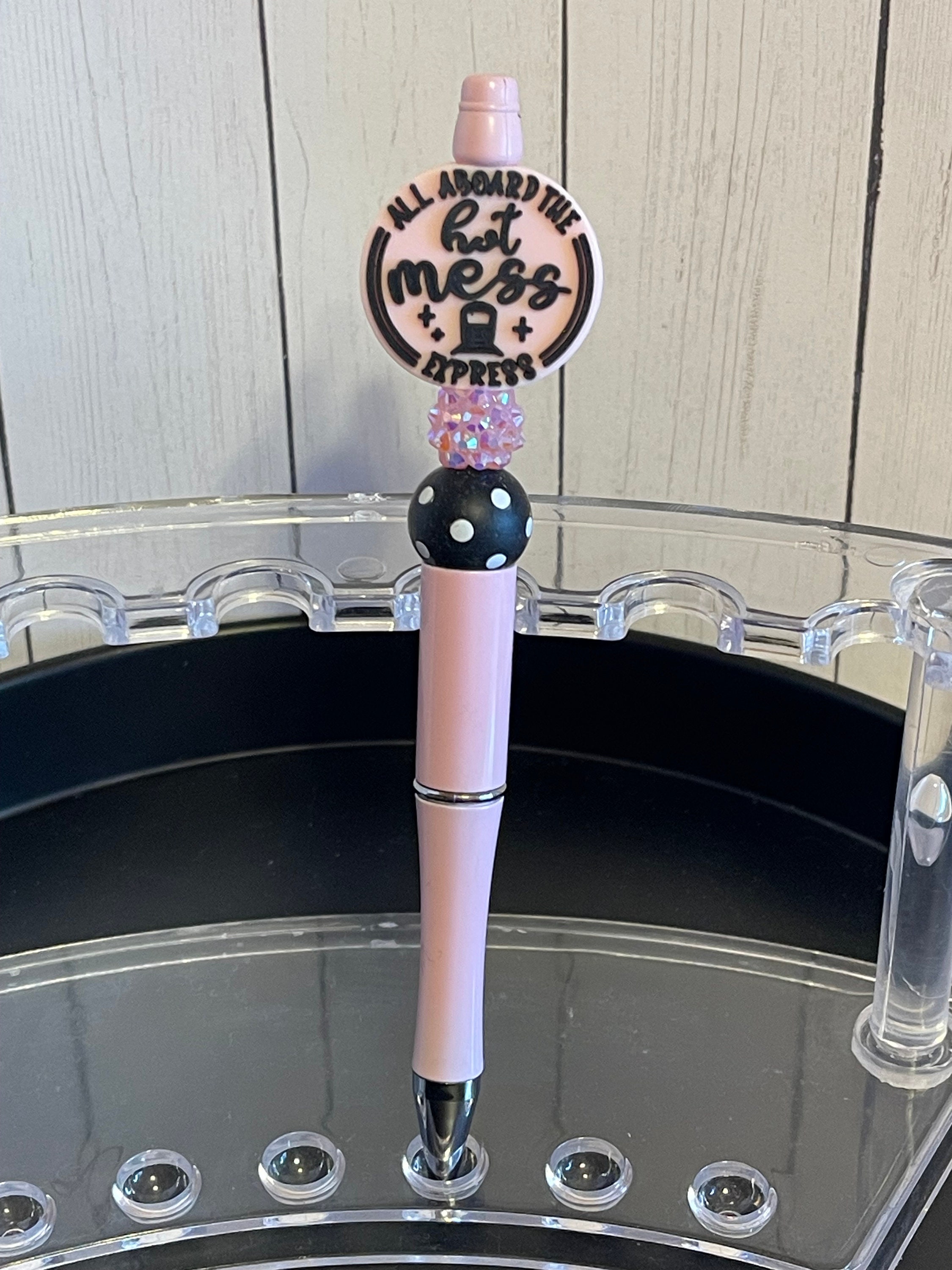 Beaded Pen Beaded Pens With Funny Sayings Etsy