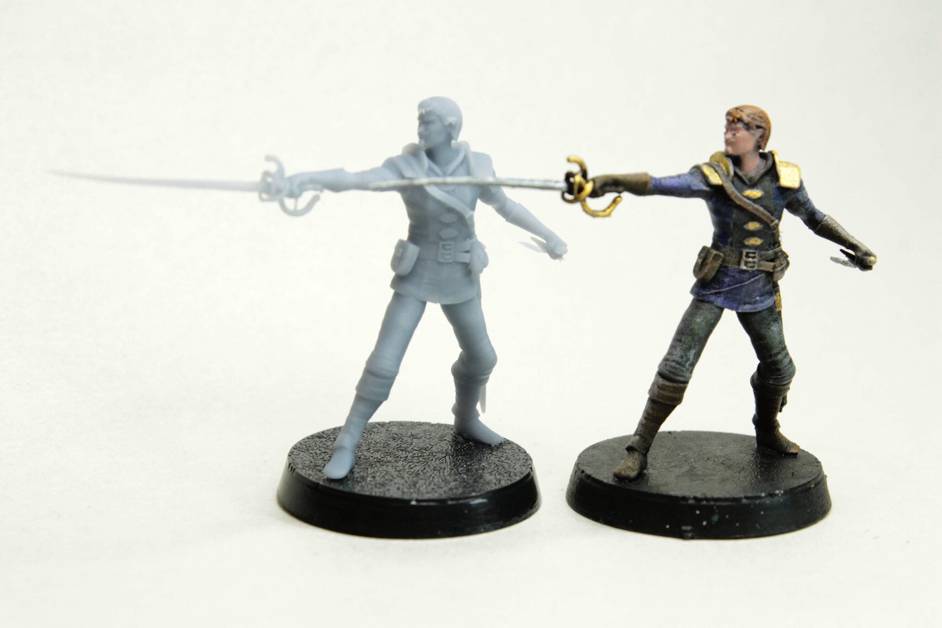 TTRPG Minifigure Human Male Nobleman unpainted Dnd, Pathfinder ...
