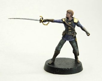 TTRPG Minifigure - Human Male Nobleman (unpainted) - DnD, Pathfinder, Tabletop roleplay games