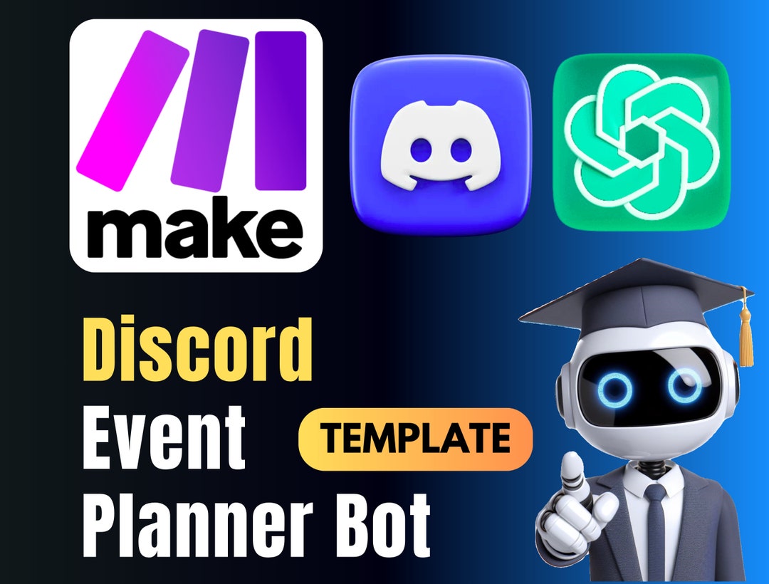Automate Discord Event Planner Bot with Make.com Template. Discord Bot ...