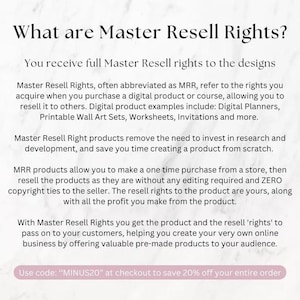 Digital Planner, Undated 2026, 2027, Canva Template, Master Resell Rights MRR image 5