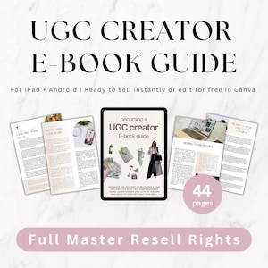 UGC Ersteller E-Book,Passive Income Guide, Master Wiederverkaufsrechte MRR