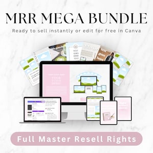 Canva Templates Mega Bundle, Master Resell Rights MRR