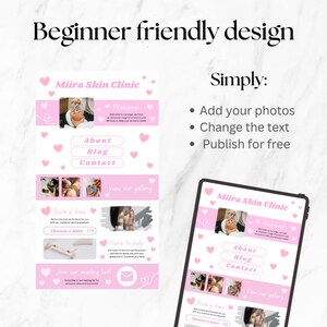 Canva Website Template, Business Service Webpage, Master Resell Rights MRR image 4