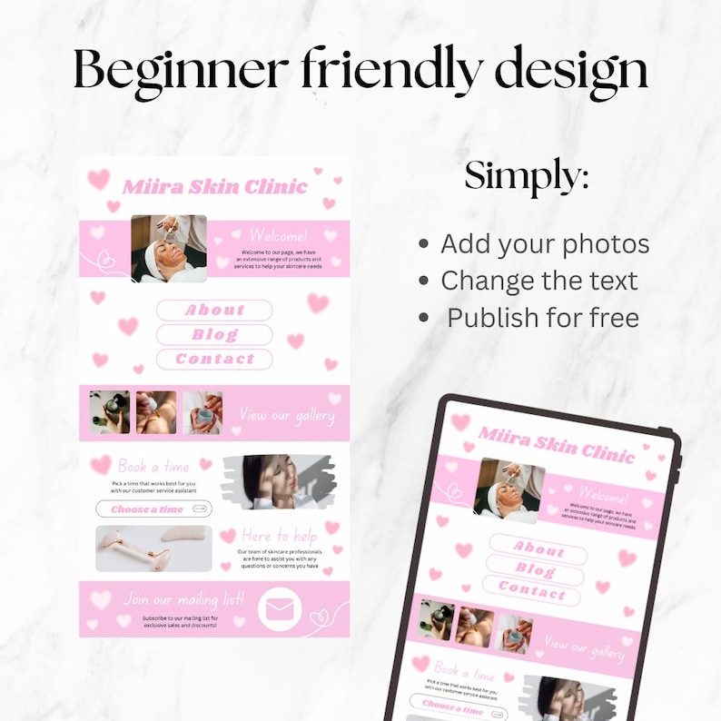 Canva Website Template, Business Service Webpage, Master Resell Rights MRR image 4