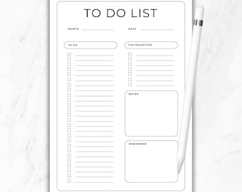Hourly To Do List, Printable, Canva Template, A4 PDF, MRR