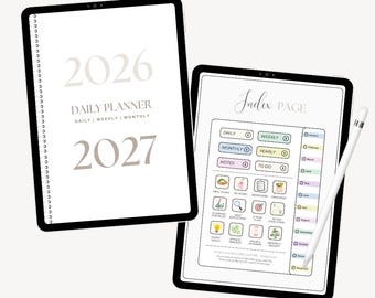 Daily Wellness Life Planner, 2026, 2027, MRR