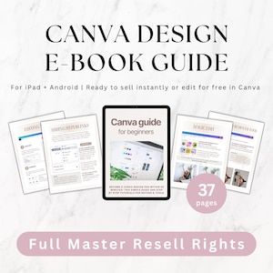 Canva電子書籍、グラフィックデザインガイド、マスター再販権MRR