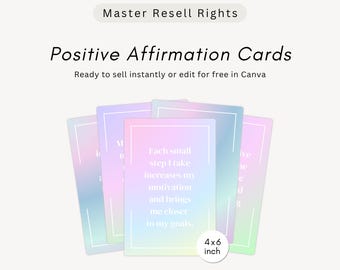 Affirmatiekaarten om te printen, positieve citaten, cadeau voor zelfzorg, zelfliefde, vision board voor manifestatie