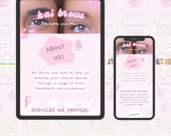 Canva Business Website Template, Master Resell Rights