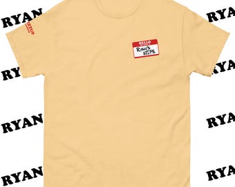 Camiseta con etiqueta de la esposa de Ryan