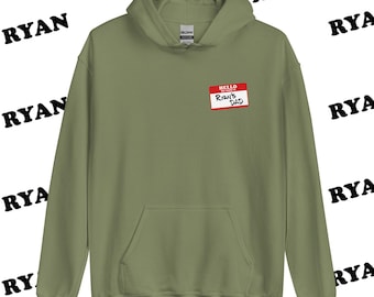 Sudadera con capucha con etiqueta del papá de Ryan