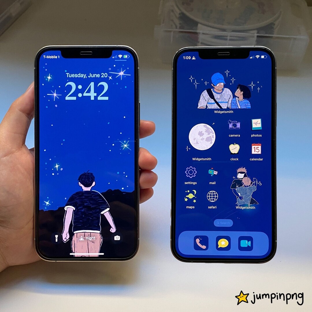 Nighttime ASLFUA Ios / Ipados / Android Theme Etsy