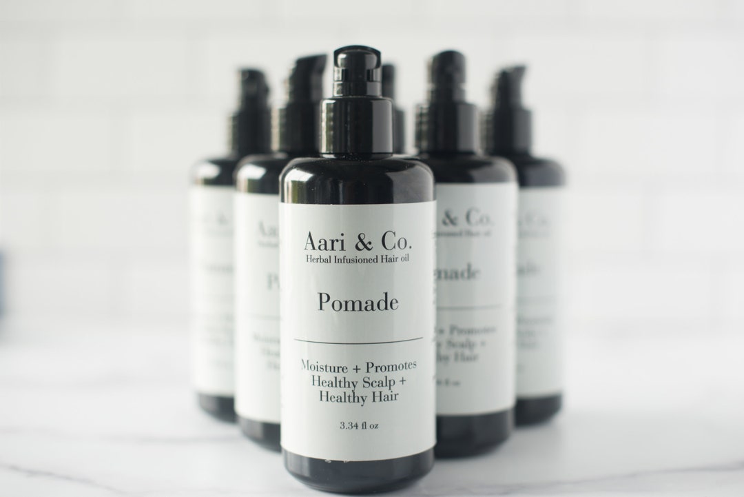 Pomade Herbal Infused Hair Growth Oil Etsy