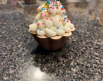 Pumpakrydda Buttercream Cupcake-tvål