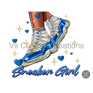 Sneaker Girl PNG