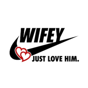 Hubby Wifey NKE SVG