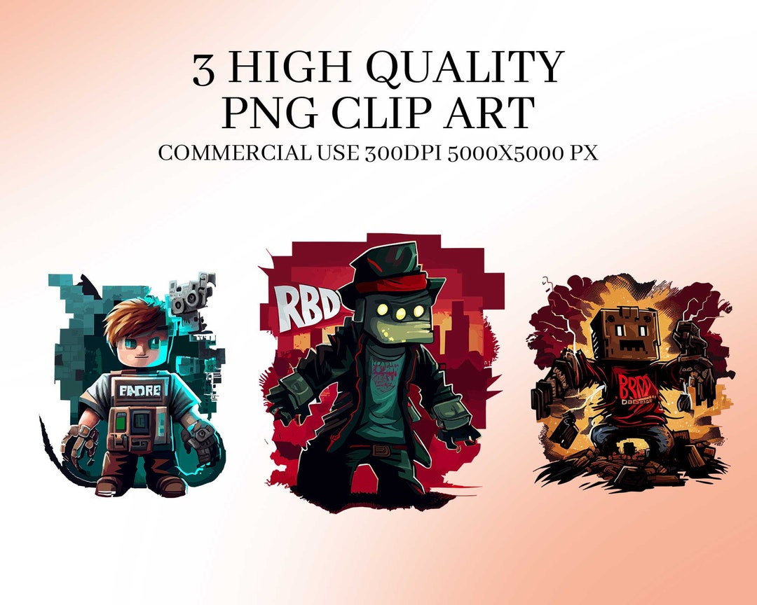 Roblox Tshirt Printable Art, Roblox Art for Boy, Tshirt Roblox Boy