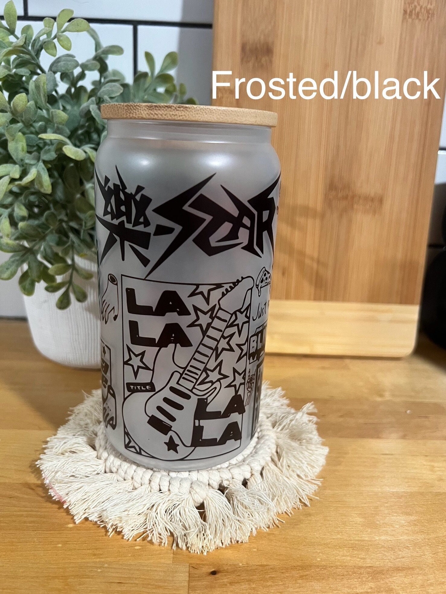 Stray Kids Glass Cup, Stray Kids Coffee Cup, SKZ Rockstar Album Title ...