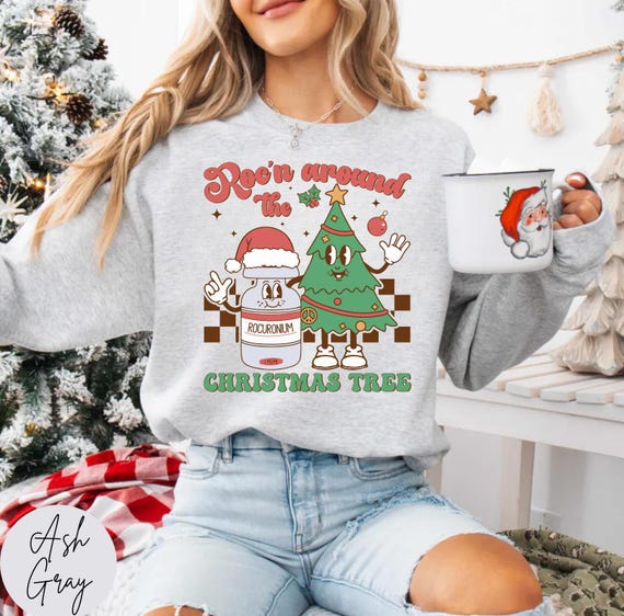 Icu Nurse Funny Nurse Christmas Shirts Propofol Ugly Christmas