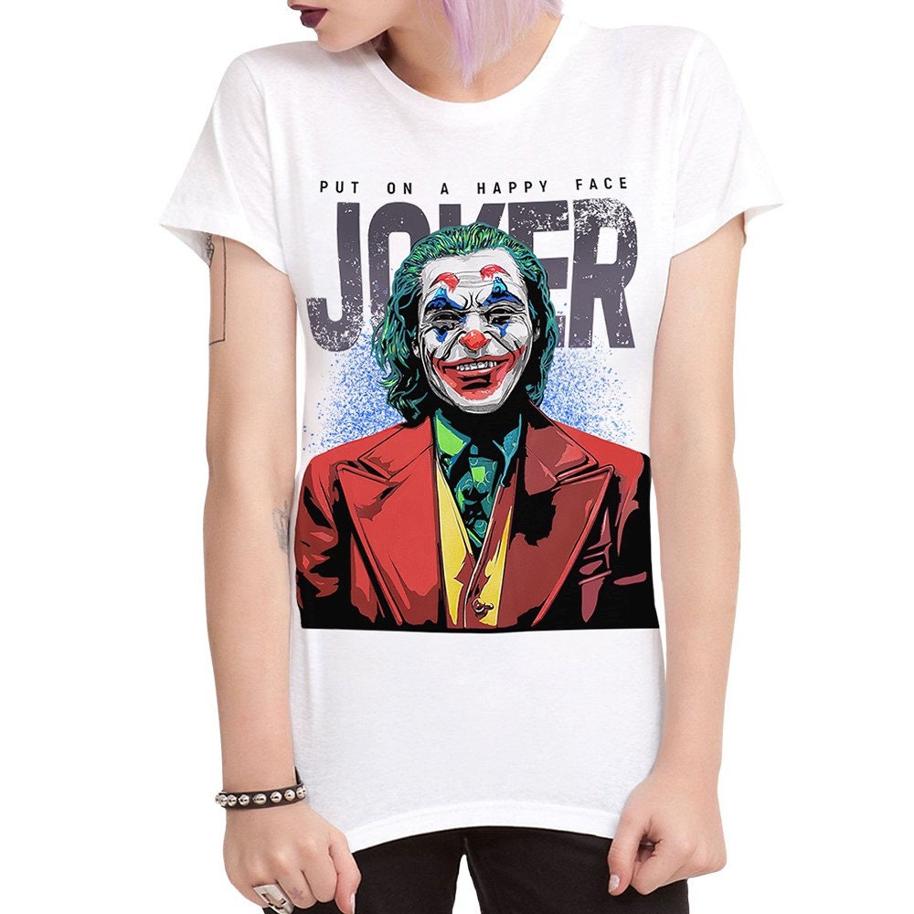 Joker Put on a Happy Face T-shirt, Joaquin Phoenix Shirt, Men's