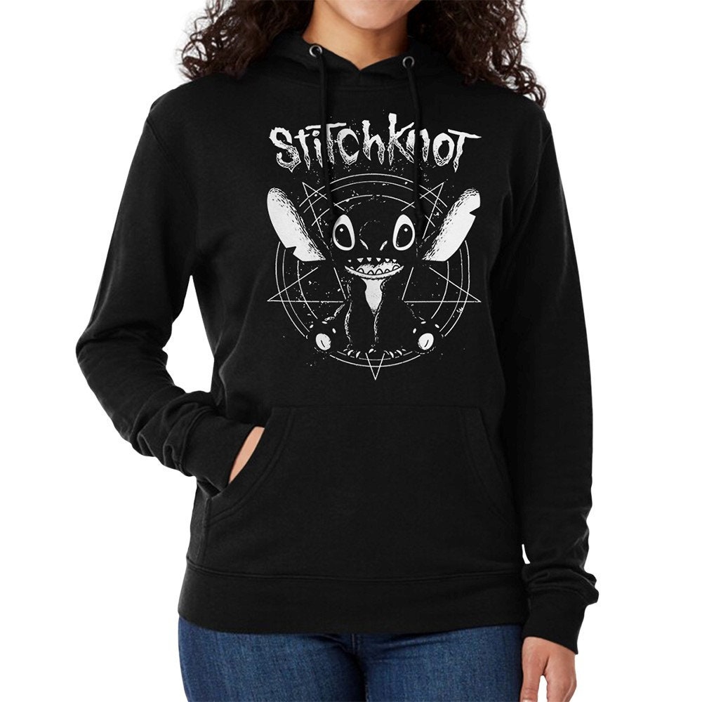 【HI FI FNK】Scub Stitch Hoodie Her Universe Disney Lilo & Stitch Hibiscus Flower Stitch