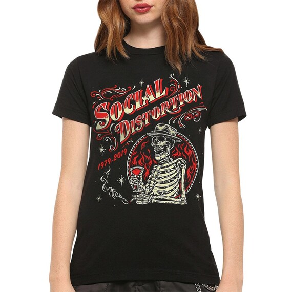 Social Distortion 1979 - 2019 T-shirt, Men's and Women's Sizes